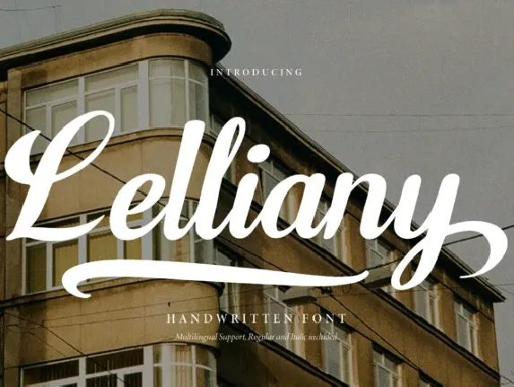 Lelliany font