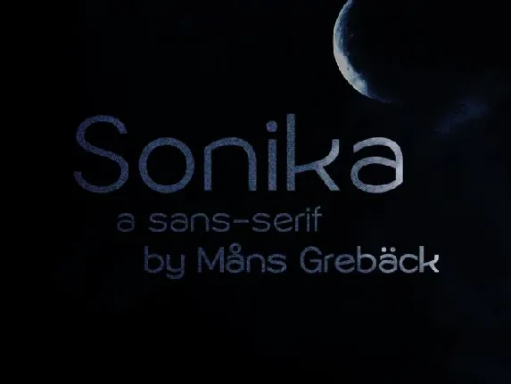 Sonika Family font