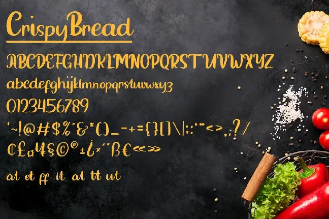 Crispy Bread font