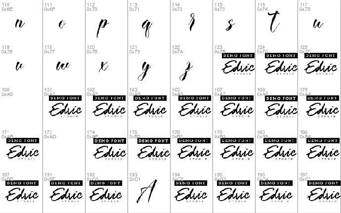 Extravagance Demo font