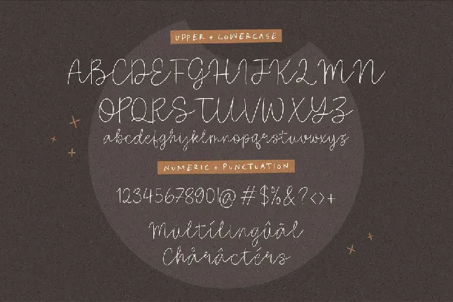 Black Almond font