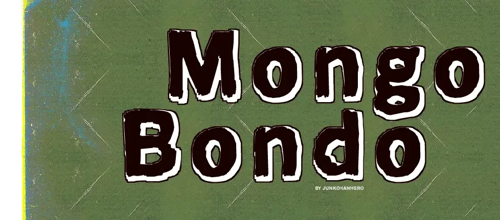 Mongo Bondo font