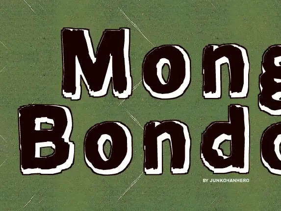 Mongo Bondo font