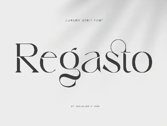 Regasto font