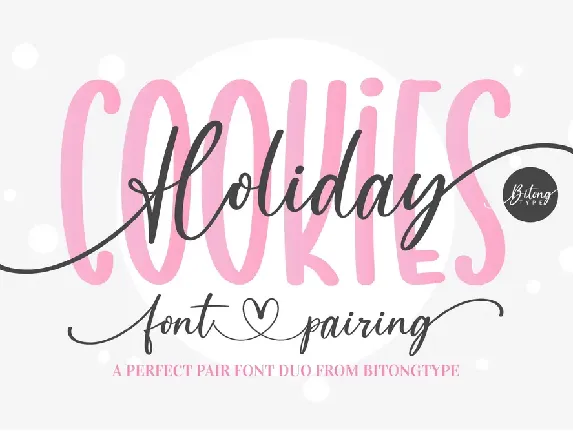 Holiday Cookies font