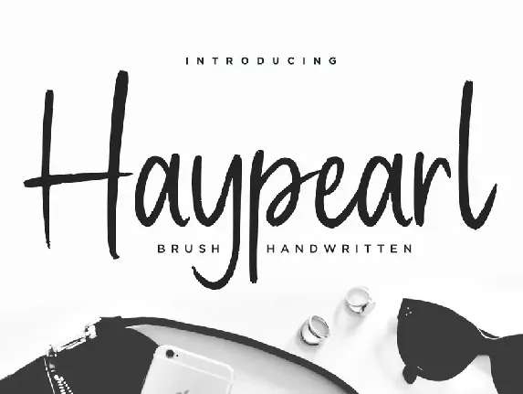 Haypearl font