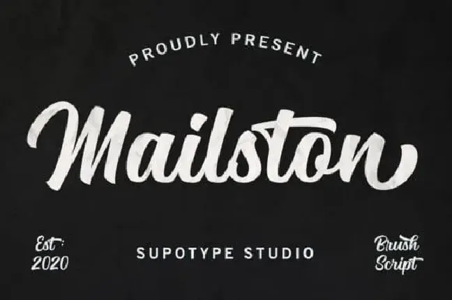 Mailston Script font