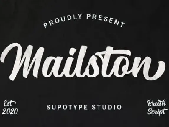 Mailston Script font