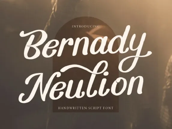 Bernady Neulion font