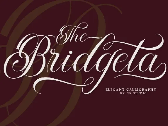 The Bridgeta font