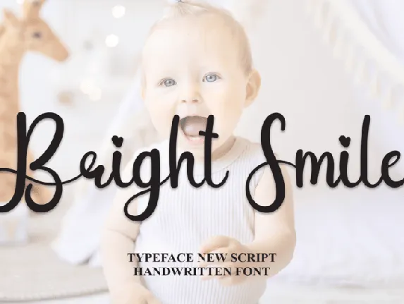 Bright Smile font