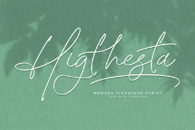 Higthesta font