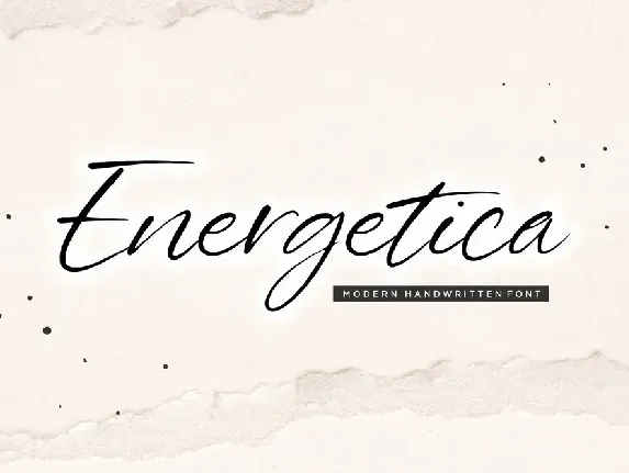 Energetica font