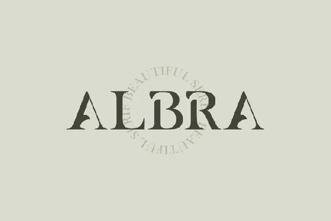 Albra font