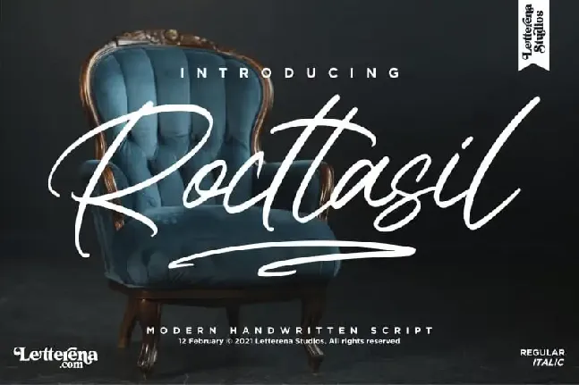 Rocttasil Script font