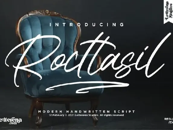 Rocttasil Script font