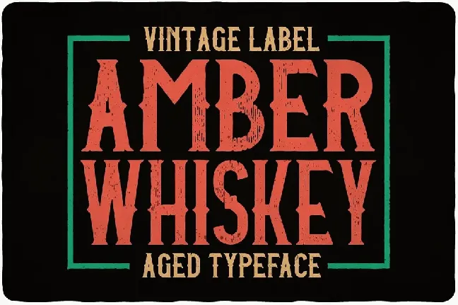 Amber Whiskey Typeface font