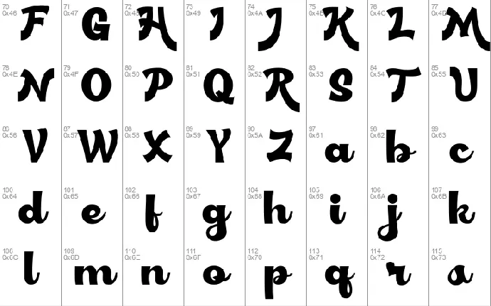 Mollinder font