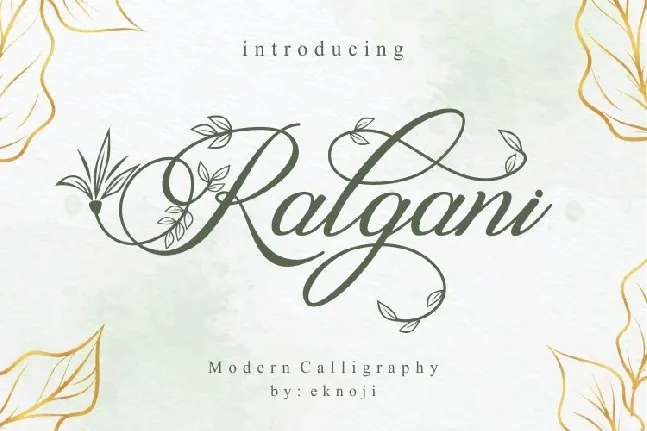 Ralgani font