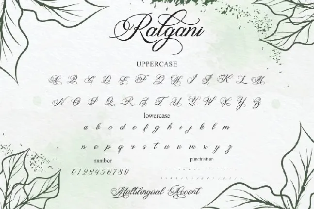 Ralgani font