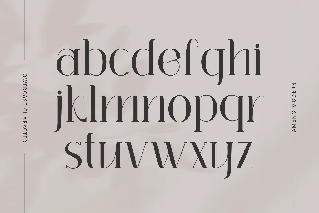 Ameng Demo Font