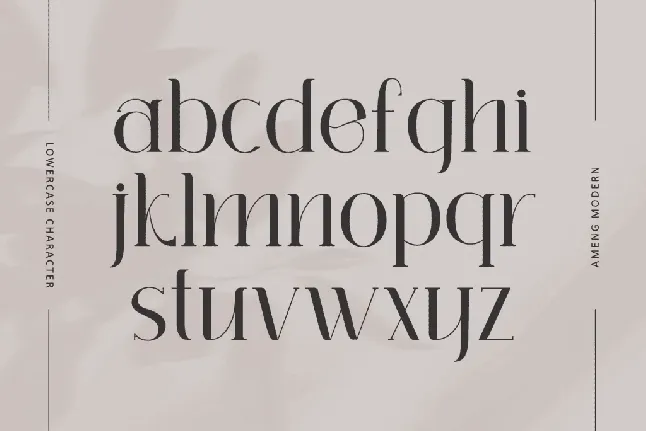 Ameng Demo Font