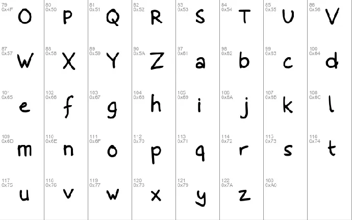 C1 Kenangan font