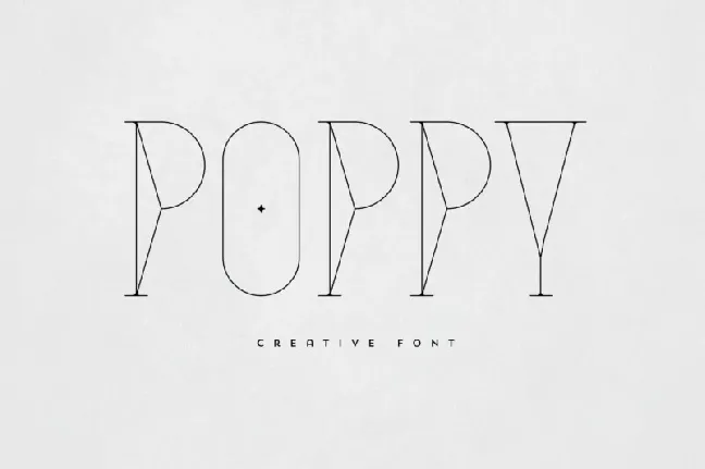 Poppy font