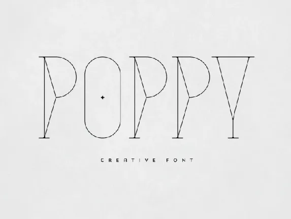 Poppy font