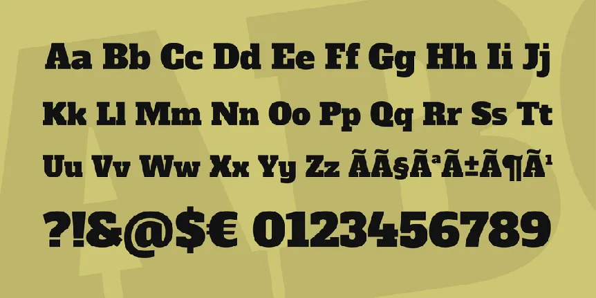 Alfa Slab One font