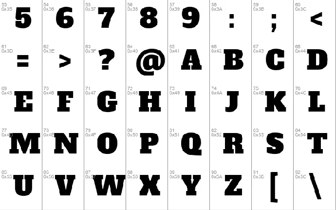 Alfa Slab One font