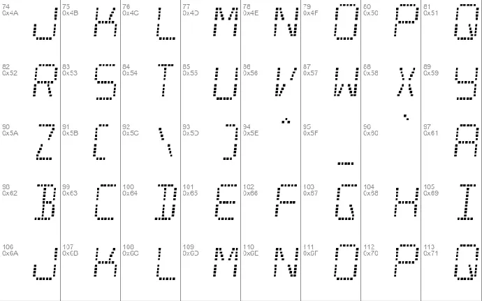 Minisystem font