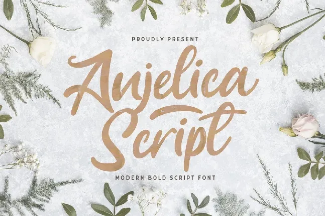 Anjelica Bold Script font