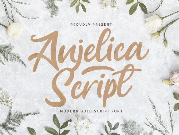 Anjelica Bold Script font