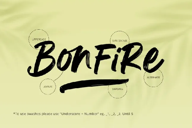 Bonfire font