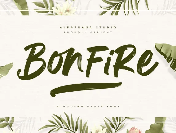 Bonfire font