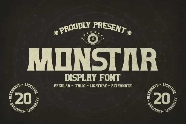 MONSTAR font