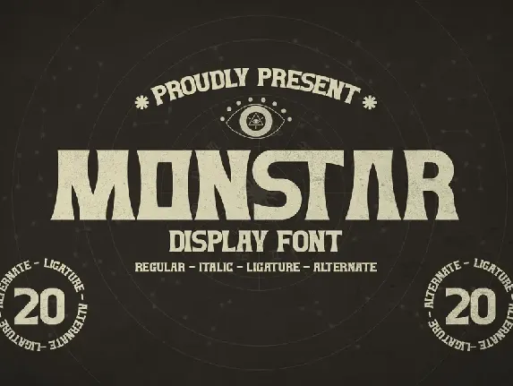 MONSTAR font