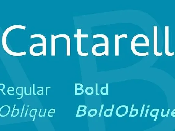 Cantarell Family font