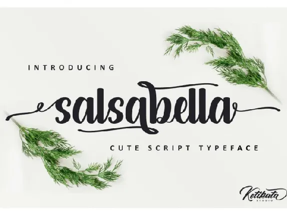 Salsabella Cute Script font