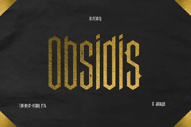 Obsidis font