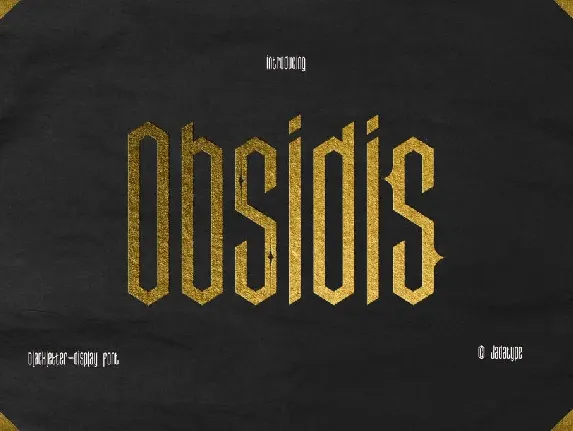 Obsidis font