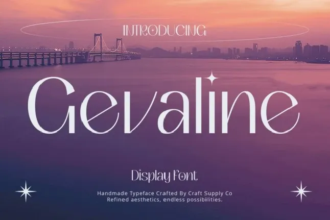 Gevaline font