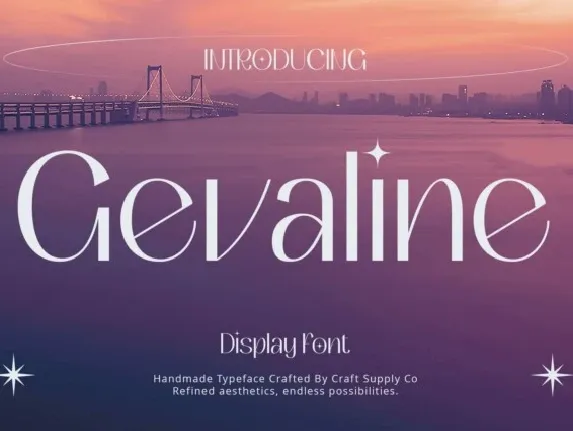 Gevaline font