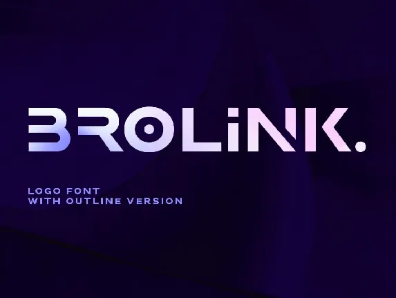 Brolink font