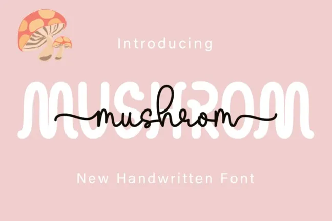 Mushrom Duo font