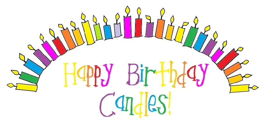 Happy Birthday Candles font