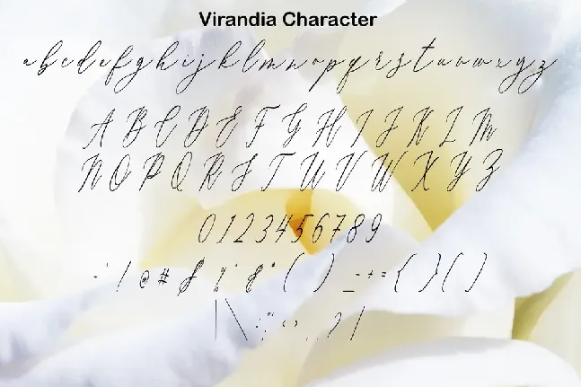 Virandia font