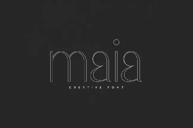 Maia font