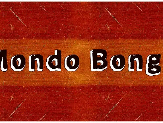 Mondo Bongo font